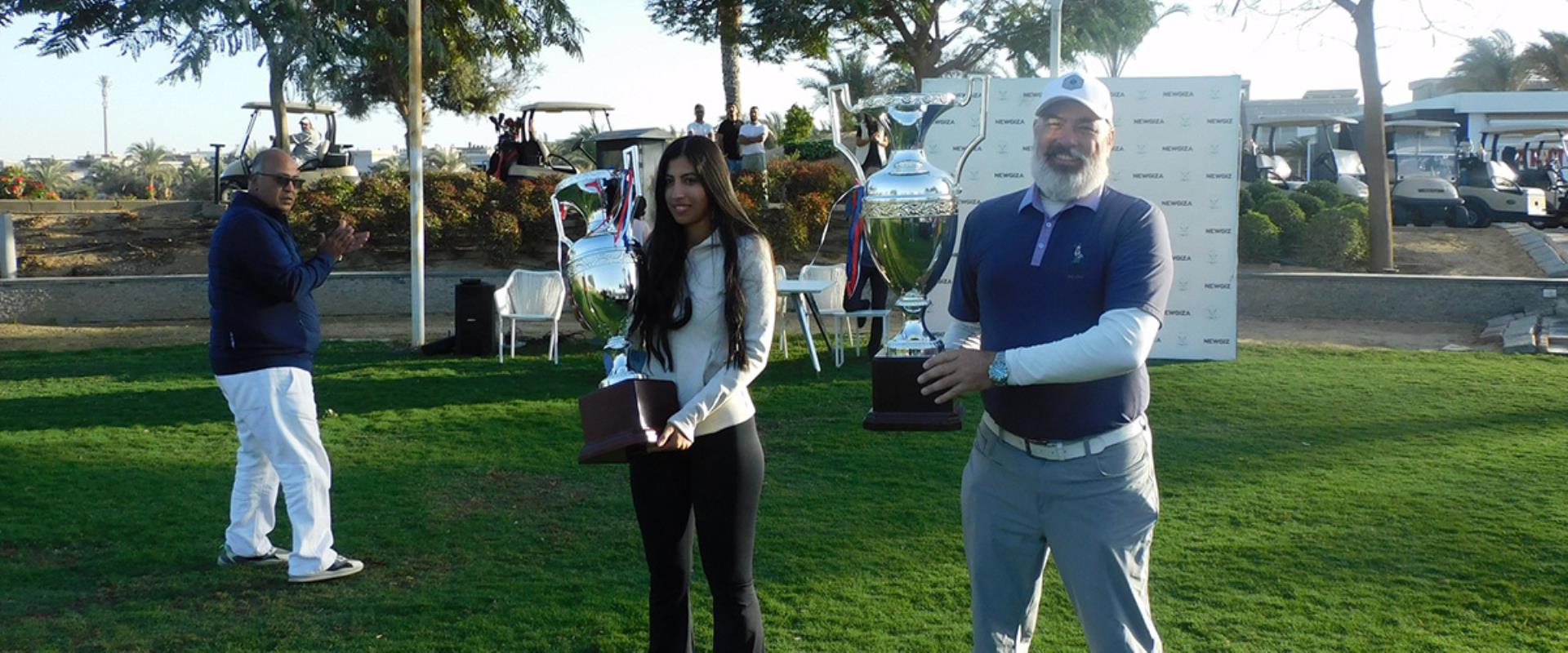 Congratulations to David  Keddington, and Fayrouz Amr for winning the NEWGIZA Amateurs open 2026